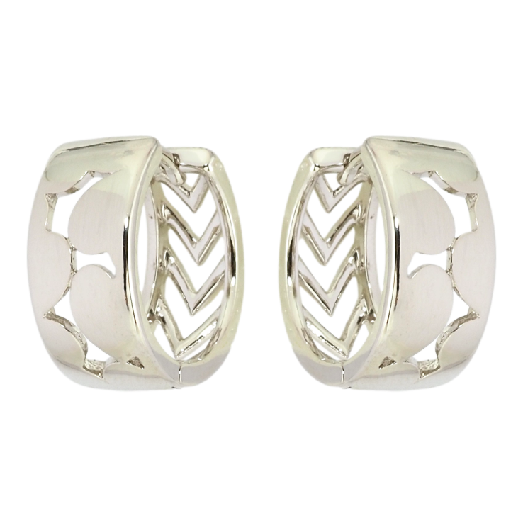 Серьги Xuping Родий колечки Декоративный узор фото №22
