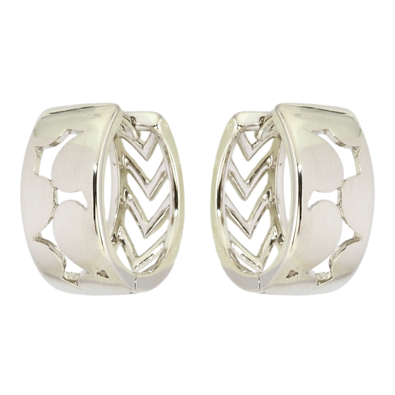 Сережки Xuping Родій колечка Декоративний візерунок фото №4