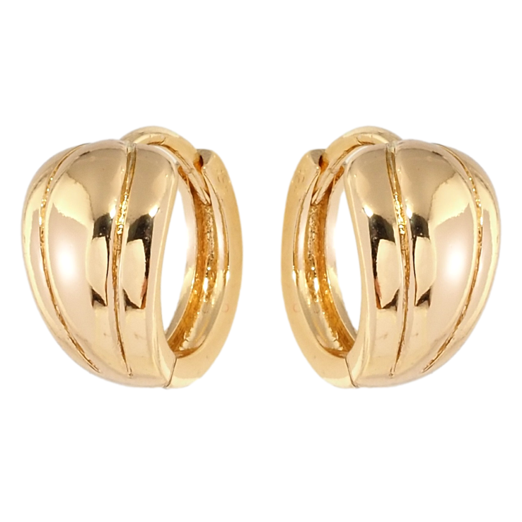 Серьги Xuping Позолота 18K колечки Фигурные фото №21