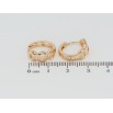 Сережки Xuping Позолота 18K колечка Зірочки фото №2