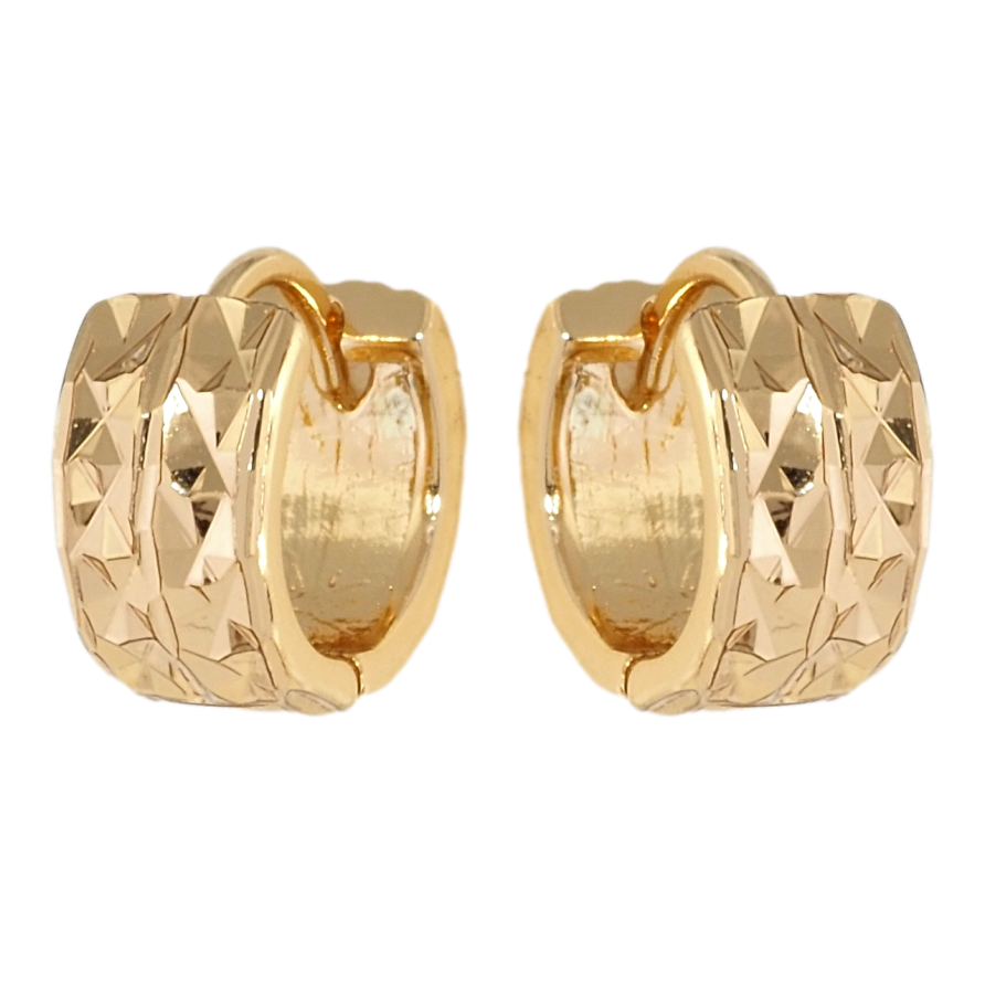 Серьги Xuping Позолота 18K колечки Декоративный орнамент фото №1