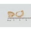 Серьги Xuping Позолота 18K колечки Утонченность фото №2
