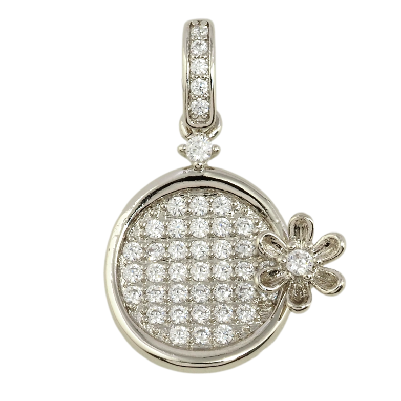 Кулон Xuping Родій Інкрустація цирконієм для ланцюжка до 5мм фото №1