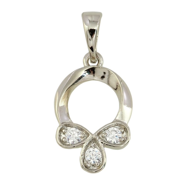 Кулон Xuping Родий Декоративная подвеска с цирконием для цепочки до 4мм фото №1