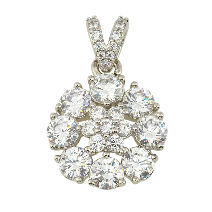 Кулон Xuping Родій Блиск кристалів для ланцюжка до 4мм фото №6