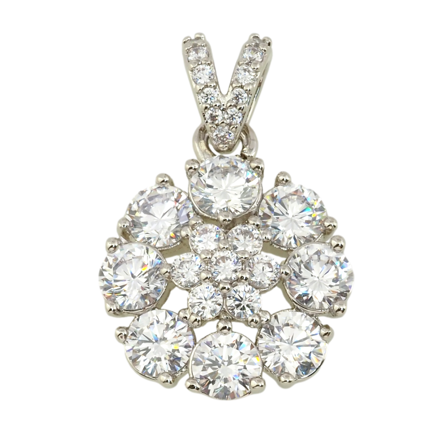 Кулон Xuping Родій Блиск кристалів для ланцюжка до 4мм фото №1