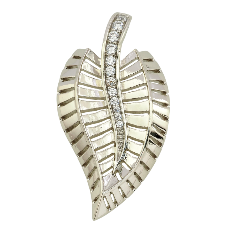 Кулон Xuping Родій Листочок для ланцюжка до 5мм фото №21