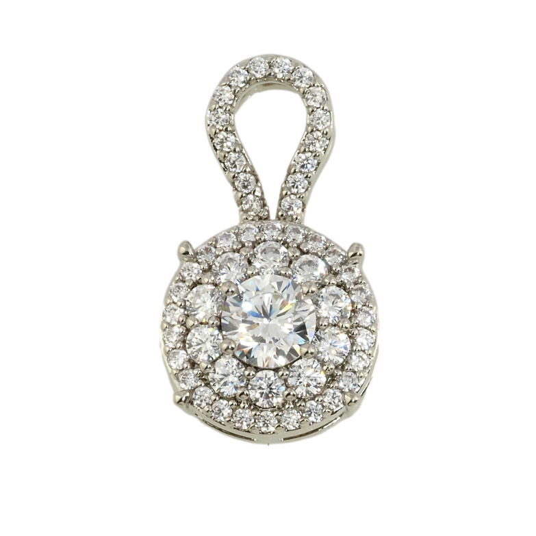 Кулон Xuping Родій Інкрустація цирконієм для ланцюжка до 3мм фото №5