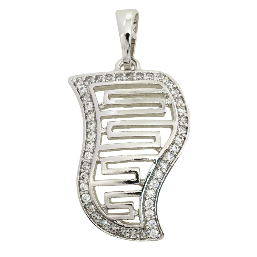 Кулон Xuping Родій Декоративний візерунок з цирконієм для ланцюжка до 5мм фото №1