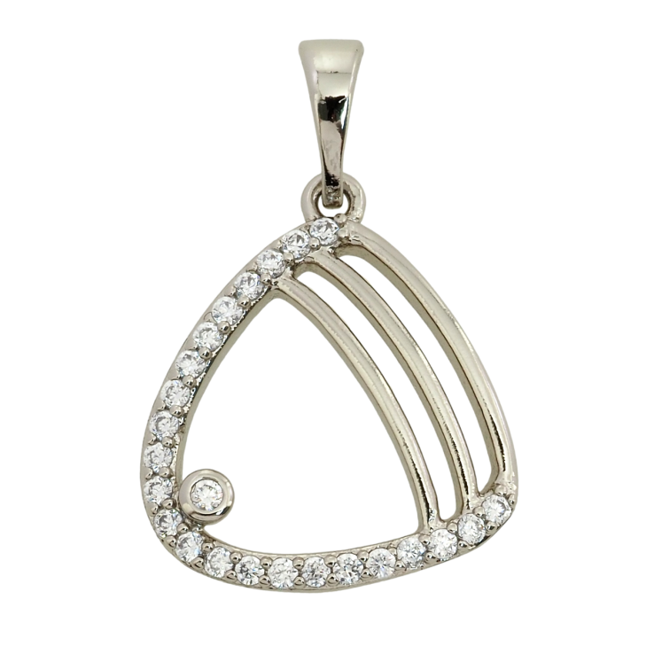 Кулон Xuping Родій Декоративний кулон з цирконієм для ланцюжка до 5мм фото №10