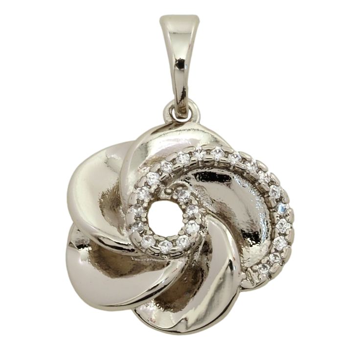 Кулон Xuping Родій Квіточка для ланцюжка до 5мм фото №6