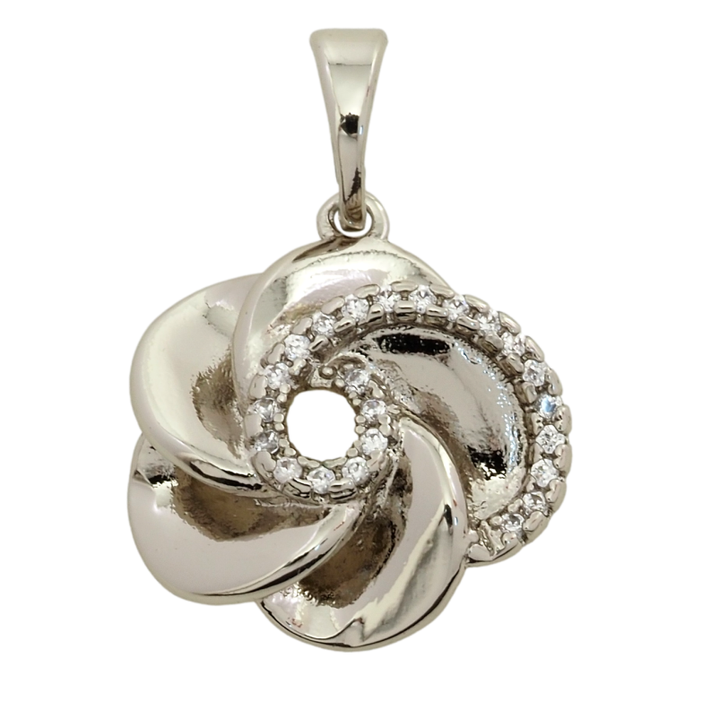 Кулон Xuping Родій Квіточка для ланцюжка до 5мм фото №8