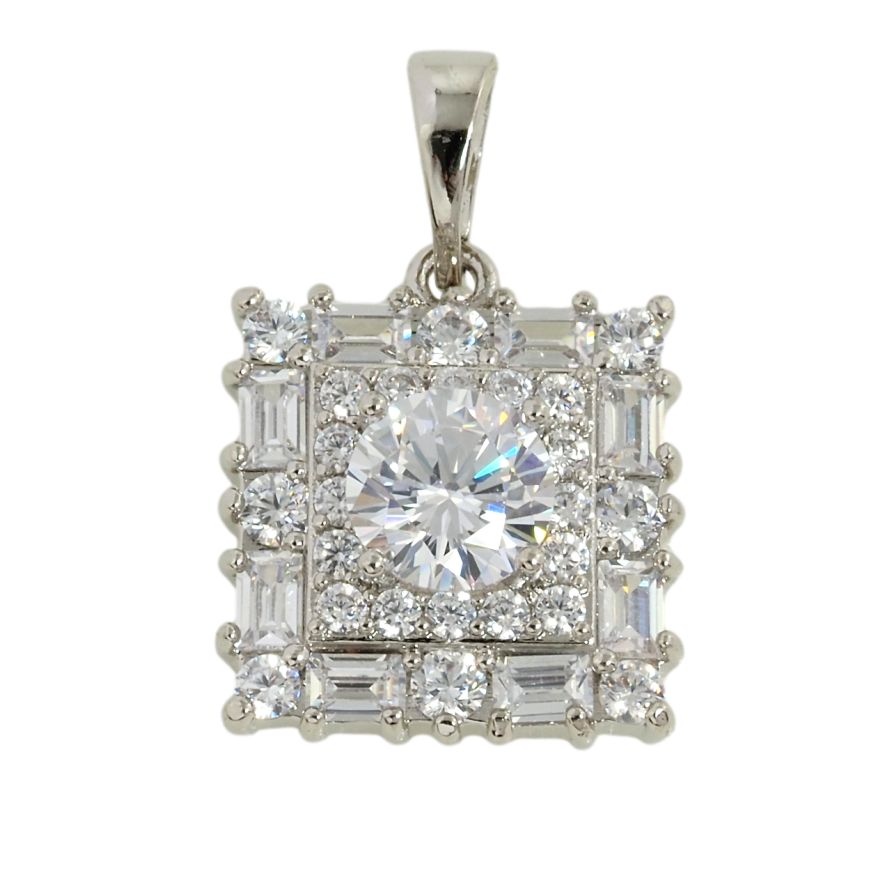 Кулон Xuping Родій Інкрустація цирконієм для ланцюжка до 5мм фото №1