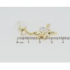 Серьги Xuping QQMM Позолота 14K пусеты Звездные подвески с фианитами фото №2