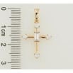 Кулон Xuping Позолота 18K Крест с цирконием для цепочки до 5мм фото №2