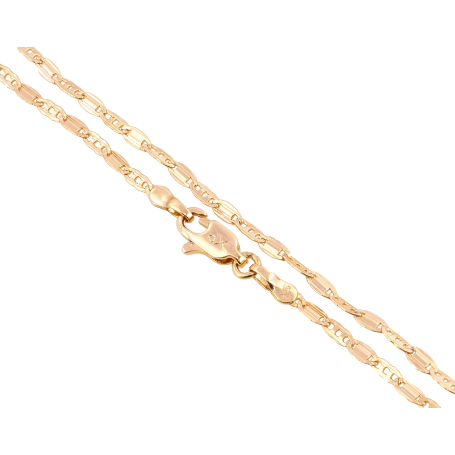 Ланцюжок Xuping Позолота 18K Плетіння Морський Ланцюг довжина 43см х 2мм фото №1