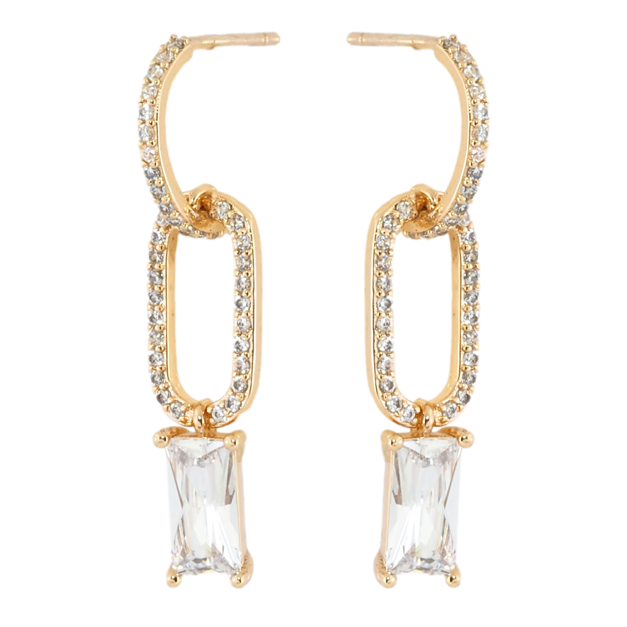 Серьги Xuping Позолота 18K пусеты Овальные подвески с инкрустацией цирконием фото №1 Серьги Xuping Позолота 18K пусеты Овальные подвески с инкрустацией цирконием фото №1