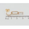 Серьги Xuping Позолота 18K пусеты Овальные подвески с инкрустацией цирконием фото №2 Серьги Xuping Позолота 18K пусеты Овальные подвески с инкрустацией цирконием фото №2