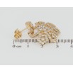 Серьги Xuping Позолота 18K пусеты Барокко фото №2 Серьги Xuping Позолота 18K пусеты Барокко фото №2