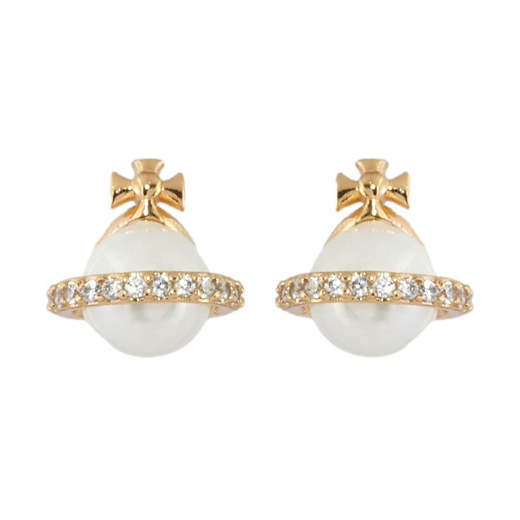 Серьги Xuping Позолота 18K пусеты Декоративные жемчужины фото №24