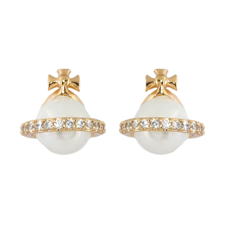 Серьги Xuping Позолота 18K пусеты Декоративные жемчужины фото №1