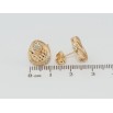 Сережки Xuping Позолота 18K пусети Єдинство фото №2 Сережки Xuping Позолота 18K пусети Єдинство фото №2
