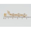 Серьги Xuping Позолота 18K пусеты Кристальные четырехлистники фото №2