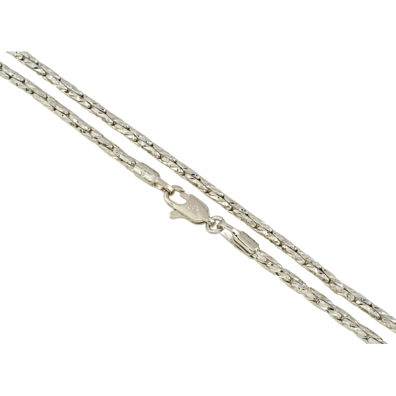 Цепочка Xuping Родий Плетение Фантазийное длина 45см х 2мм фото №1
