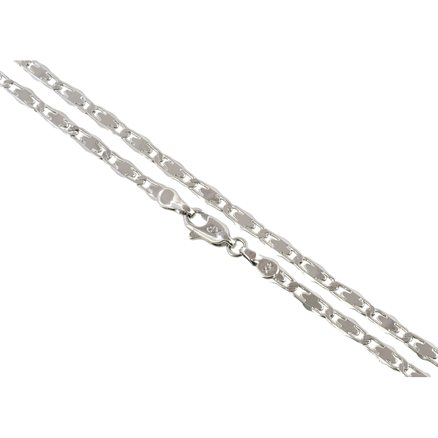 Цепочка Xuping Родий Плетение Фантазийное длина 45см х 3мм фото №1