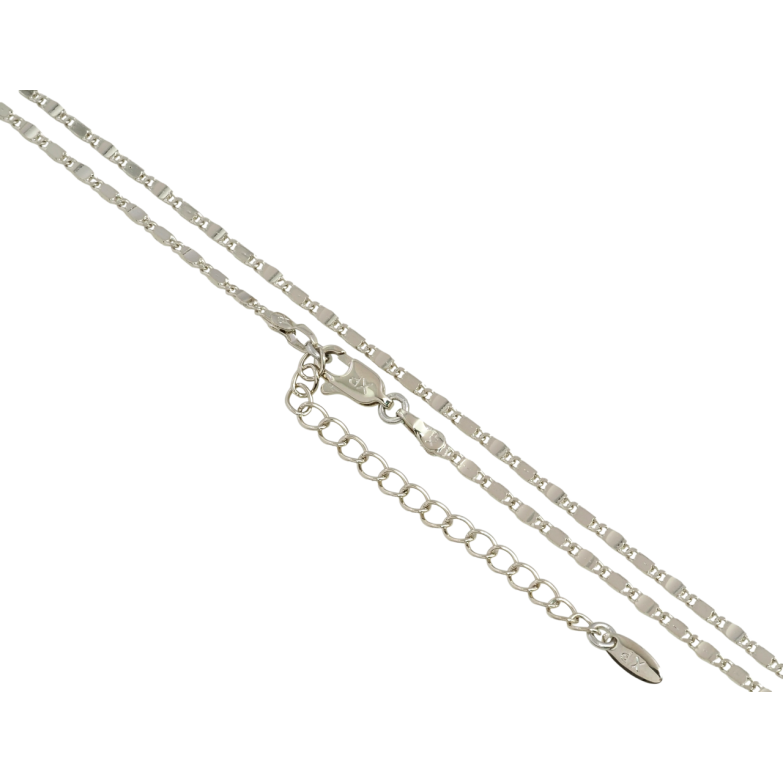 Ланцюжок Xuping Родій Плетіння Морський ланцюг довжина з доп.ланцюжком 45-50см х 2мм фото №7