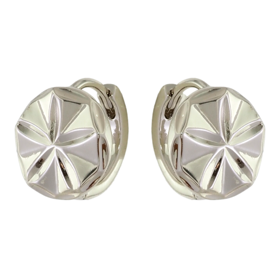 Серьги Xuping Родий колечки Декоративный узор фото №1