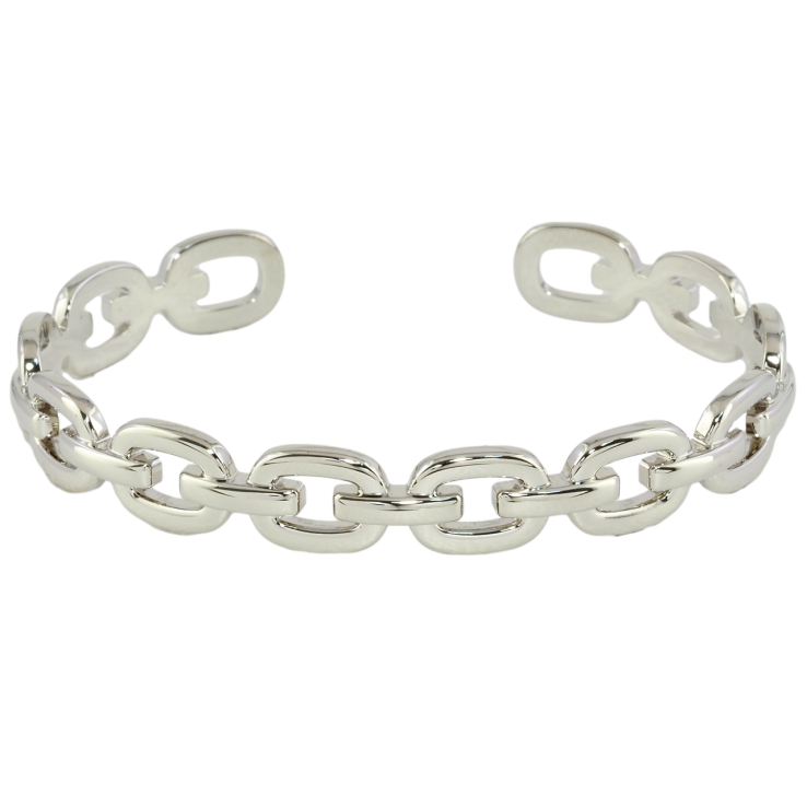 Браслет Xuping Родий Узор цепочка ø 6см фото №5