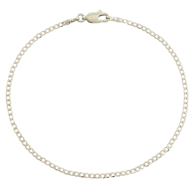 Браслет Xuping Родій Ланцюжок Панцирне плетіння розмір 20см х 2мм фото №7