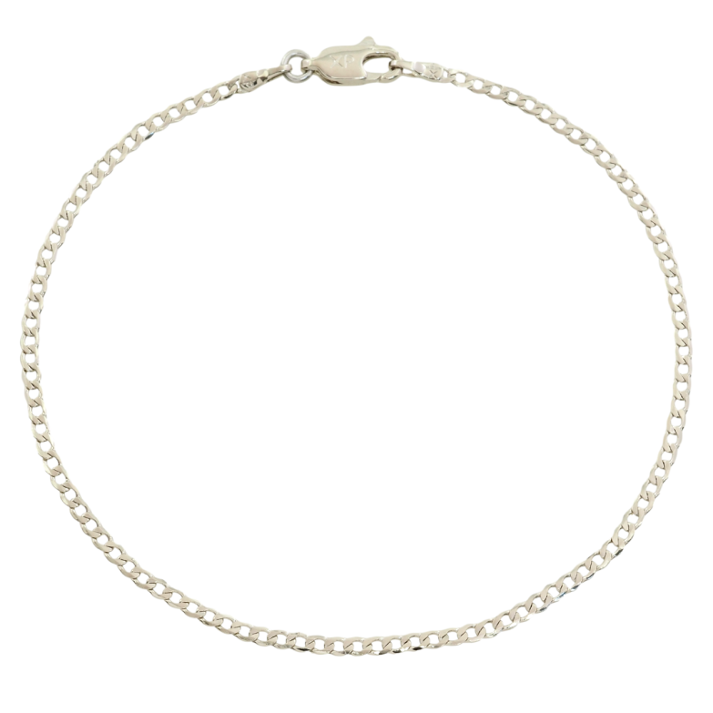 Браслет Xuping Родій Ланцюжок Панцирне плетіння розмір 20см х 2мм фото №1