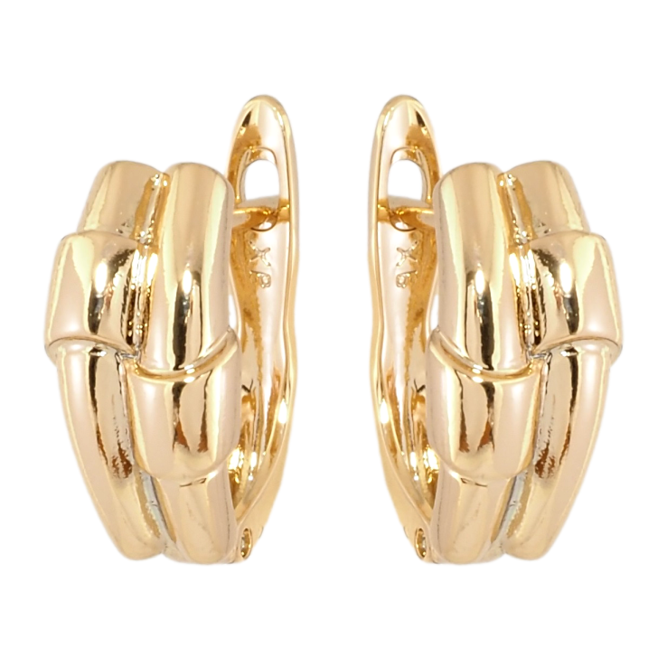 Сережки Xuping Позолота 18K англійський замок Декоративний візерунок фото №12