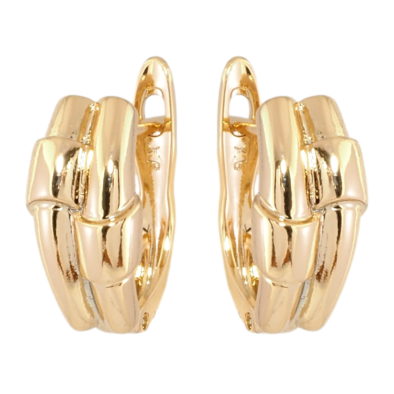 Серьги Xuping Позолота 18K английский замок Декоративный узор фото №1