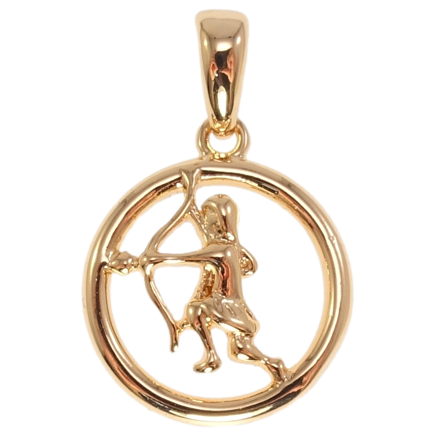 Кулон Fallon Позолота 18K Знак Зодіаку Стрілець фото №1