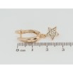 Сережки Xuping Позолота 18K англійський замок Зірки з цирконієм фото №2