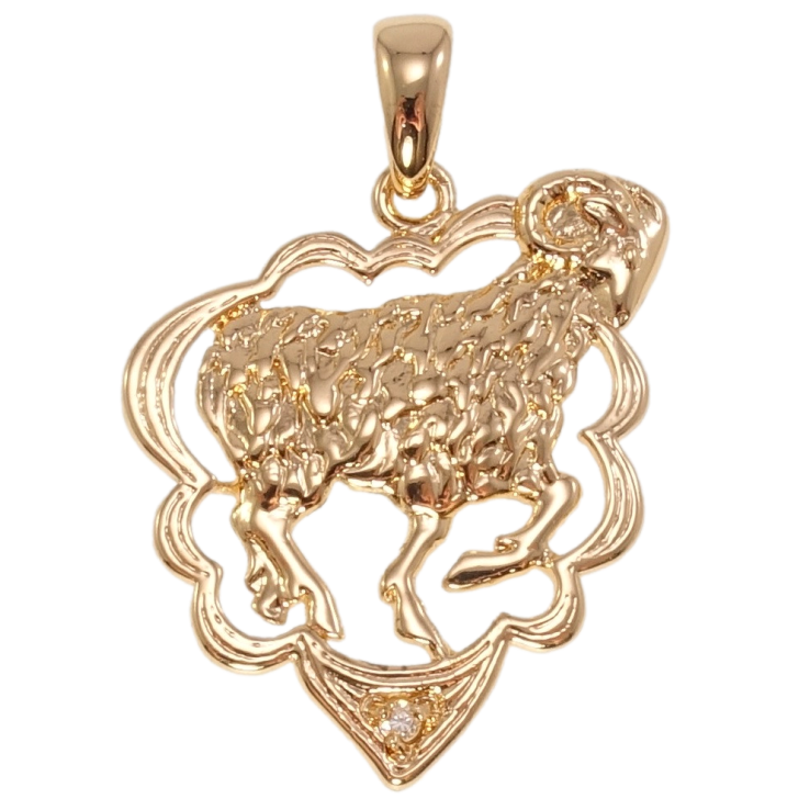 Кулон Fallon Позолота 18K Знак Зодіаку Овен фото №2