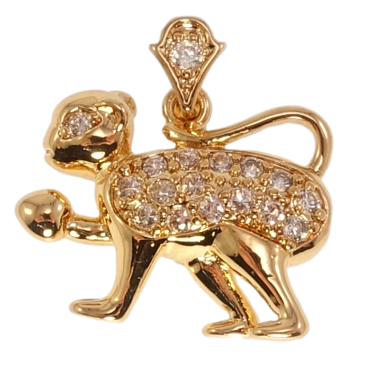 Кулон Fallon Позолота 18K Мавпочка фото №7