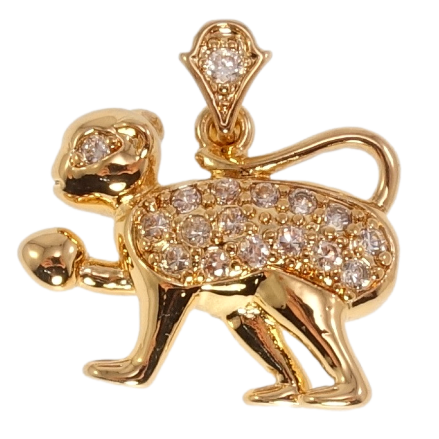 Кулон Fallon Позолота 18K Мавпочка фото №1 Кулон Fallon Позолота 18K Мавпочка фото №1