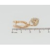 Серьги Xuping Позолота 18K английский замок Сердечки фото №2