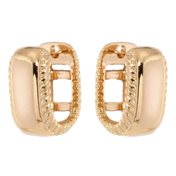 Сережки Xuping Позолота 18K англійський замок Декоративний візерунок фото №13