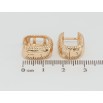 Серьги Xuping Позолота 18K английский замок Декоративный узор фото №2