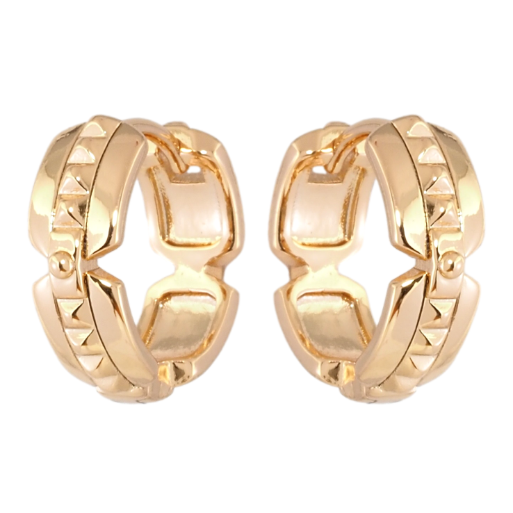 Серьги Xuping Позолота 18K колечки Декоративный узор фото №15