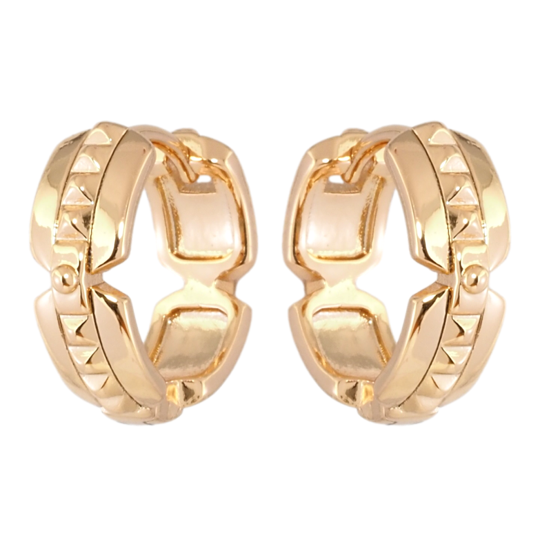 Серьги Xuping Позолота 18K колечки Декоративный узор фото №1