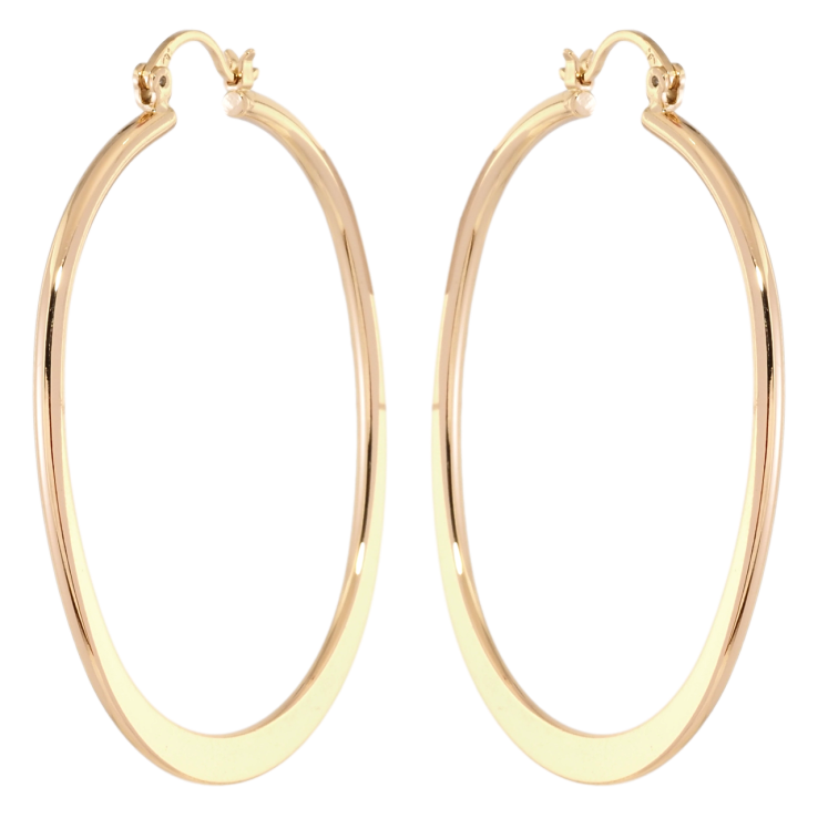 Серьги Xuping Позолота 18K замок-булавка Овальные кольца 5.6 х 4.3см фото №24