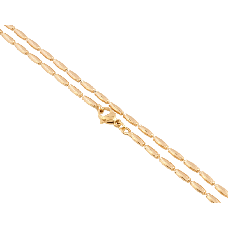 Ланцюжок Xuping Позолота 18K Плетіння Бочонки довжина 50см х 2мм фото №12