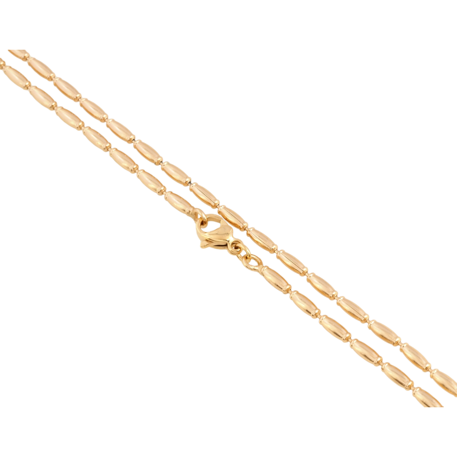 Ланцюжок Xuping Позолота 18K Плетіння Бочонки довжина 50см х 2мм фото №1