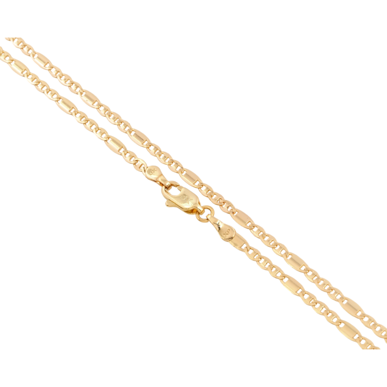 Ланцюжок Xuping Позолота 18K Плетіння Морський ланцюг довжина 45см х 2.5мм фото №1